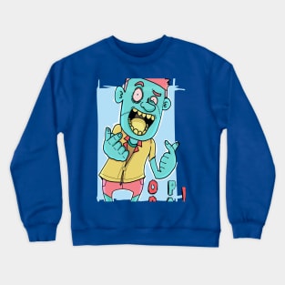 Oppa Zombie Crewneck Sweatshirt